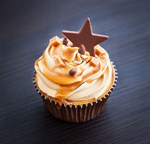 cupcake de caramelo
