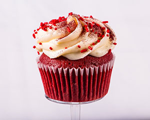 cupcake de red velvet